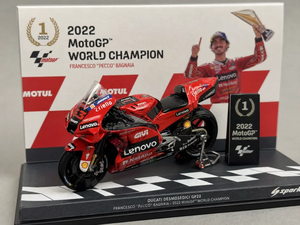 Spark Model Bagnaia Ducati GP22 1:43